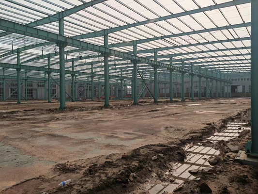La correa de acero Warehouse prefabricado H sólido de la sección de C/Z forma la estructura del haz de acero