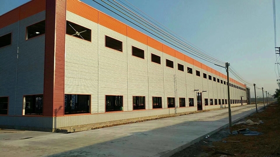 Sección H Ventana prefabricada de aleación de aluminio de almacén de metal