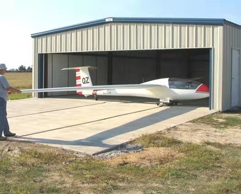 Q345B Q235B prefabricó edificios prefabricados del hangar del hangar del marco de acero