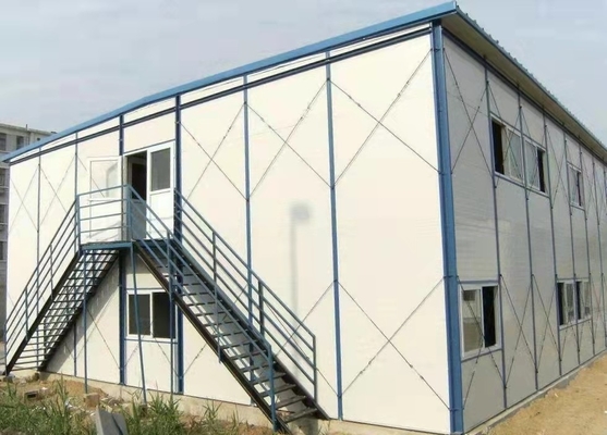 Fácil de acero de la casa que enmarca de Q345B Q235B del indicador moderno de la luz instalado