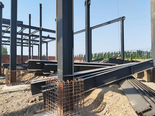 Los edificios fabricados de acero de Resistanc del viento ordeñan los ganados lecheros acobardan el edificio agrícola vertido