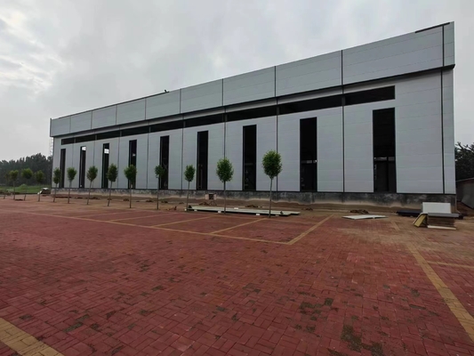 Edificio prefabricado Q345 sano de la estructura de acero de Warehouse del metal del aislamiento