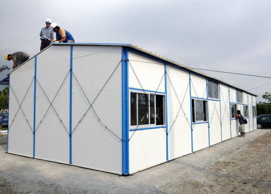 Casa prefabricada de acero estampada en frío de los hogares prefabricados cómodos del metal