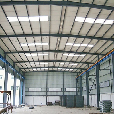 Taller pintado de la estructura de acero con la ventana de la aleación de aluminio