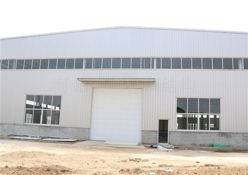 Solución de almacenamiento eficiente Estructura de acero Almacén galvanizado en caliente con puerta rodante