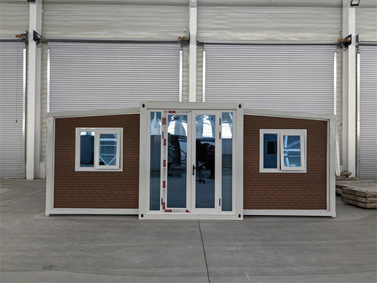 Casa de contenedores compacta y expandible de 40 pies prefabricada para oficinas