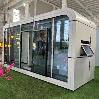 Edificio de estructura de acero móvil prefabricado Cabina de manzanas Casa pequeña