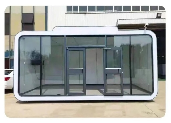 Edificio de estructura de acero móvil prefabricado Cabina de manzanas Casa pequeña