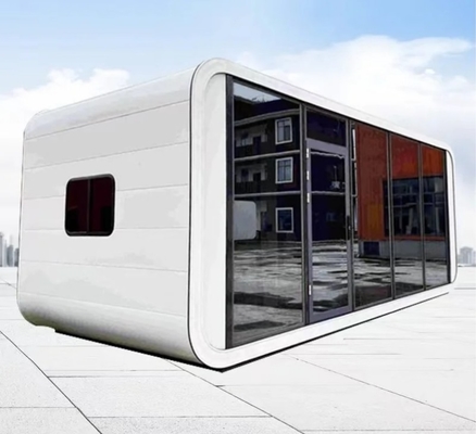 Casa de cabaña de manzana de diseño moderno al aire libre 20FT 40FT Casa pequeña prefabricada