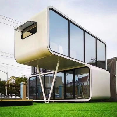 Casa prefabricada al aire libre Viviendo y trabajando Apple Cabin Design Office Pod