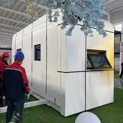 Hotel de cápsulas prefabricado móvil económico Apple Cabin Container House