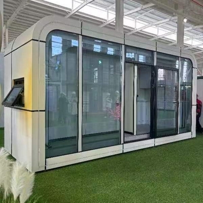 Hotel de cápsulas prefabricado móvil económico Apple Cabin Container House