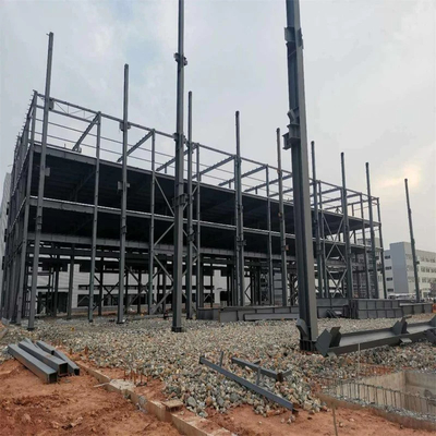 Construcción prefabricada de acero con una sola cresta ecológica con revestimiento de acero