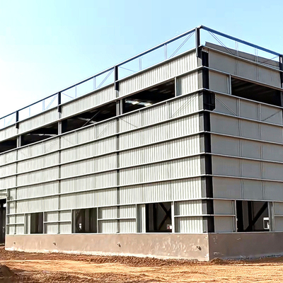 Estructura de acero Soluciones de casas prefabricadas Casa de marco de acero de cresta única