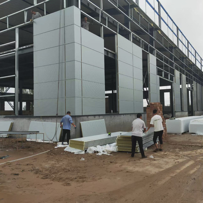 Edificios prefabricados Taller de estructuras de acero Resistencia al terremoto y al viento
