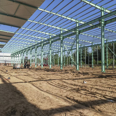 Taller de estructuras prefabricadas de acero de construcción rápida y diseño flexible