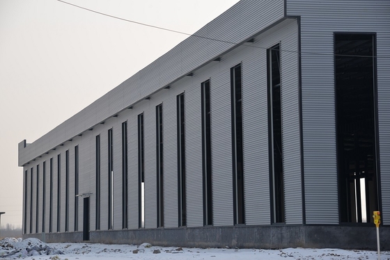 El parque de la logística modificó la estructura para requisitos particulares de acero Q235B prefabricó el metal Warehouse