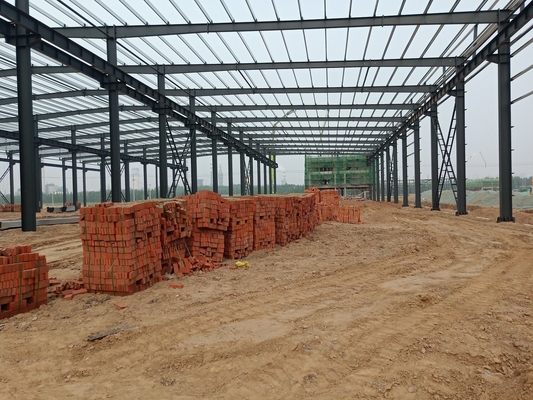 Modifique la construcción de acero para requisitos particulares del metal prefabricado estructural para el edificio industrial