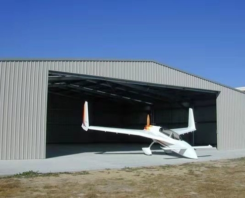 El haz largo del hangar H de la estructura de acero del palmo Q355 vertió los hogares de acero del hangar