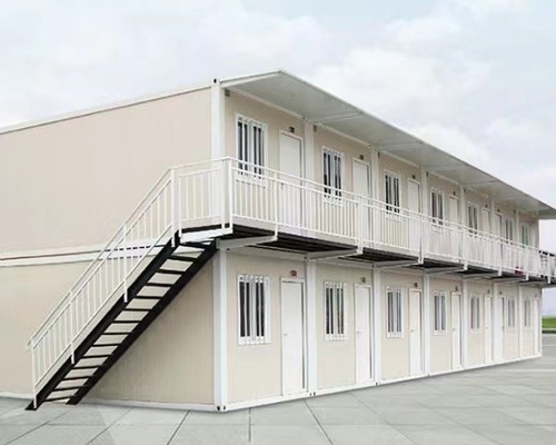 la casa del envase del paquete plano de la hoja de acero de 0.476m m THC fácil instala hogares prefabricados modernos