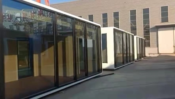 La oficina modular de la casa prefabricada del panel de bocadillo los 20FT prefabricó hogares del contenedor