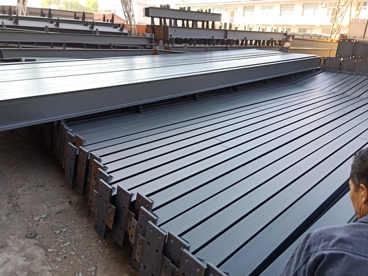 Construcción de acero prefabricada 4000m m de la instalación fácil hasta el haz de 15000m m H