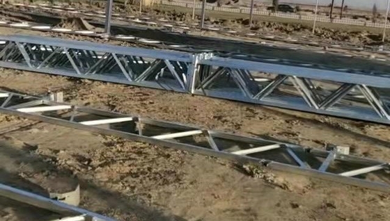 El cinc AZ150 cubrió los edificios de marco de acero prefabricados para el funcionamiento Pasillo