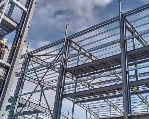 La cabina prefabricada incombustible del marco de acero de la oficina del OEM Warehouse prefabricó los equipos caseros