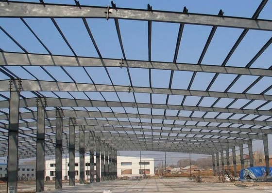 Taller prefabricado constructivo industrial de la estructura de acero de Q355 Q235