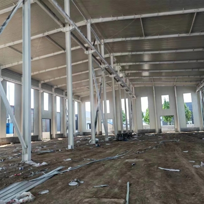 La estructura industrial pesada prefabricó los talleres de acero incombustibles con la grúa
