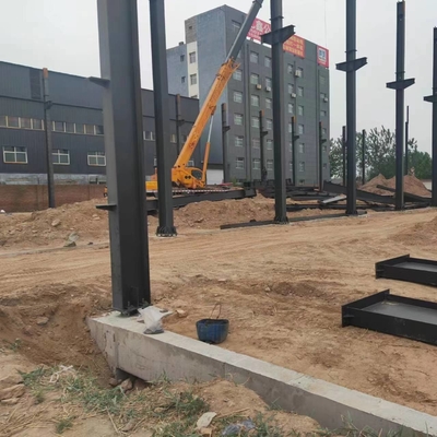 Edificio de acero estructural de gran tamaño de la soldadura de la fabricación de la arquitectura